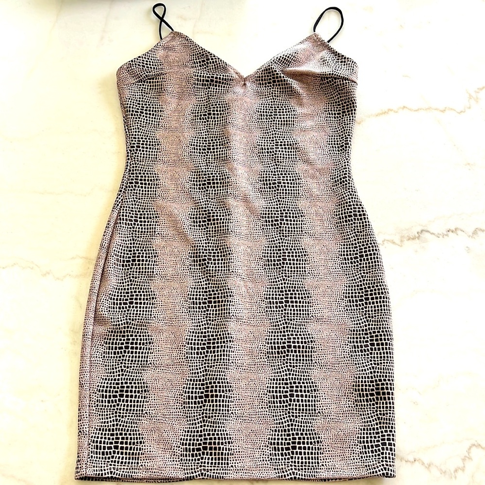 Fashion Nova Snake-print Party Dress❌SOLD❌